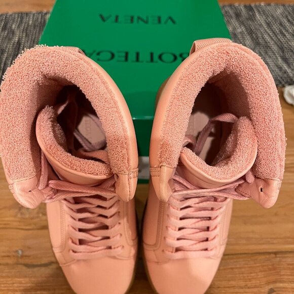 BOTTEGA VENETA NAPPA LEATHER THE QUILT 667143 HIGH-TOP Sneakers, all sizes - Picture 10 of 12